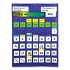 Carson Dellosa Complete Calendar and Weather Pocket Chart, 51 Pockets, 26 x 37.25, Blue 158003
